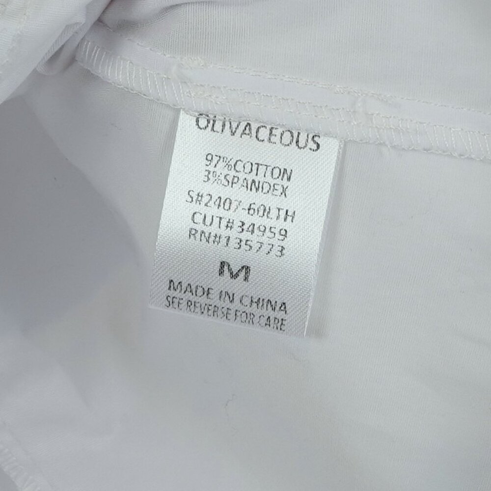 Olivaceous Cropped Single Button Collared Shirt W… - image 5